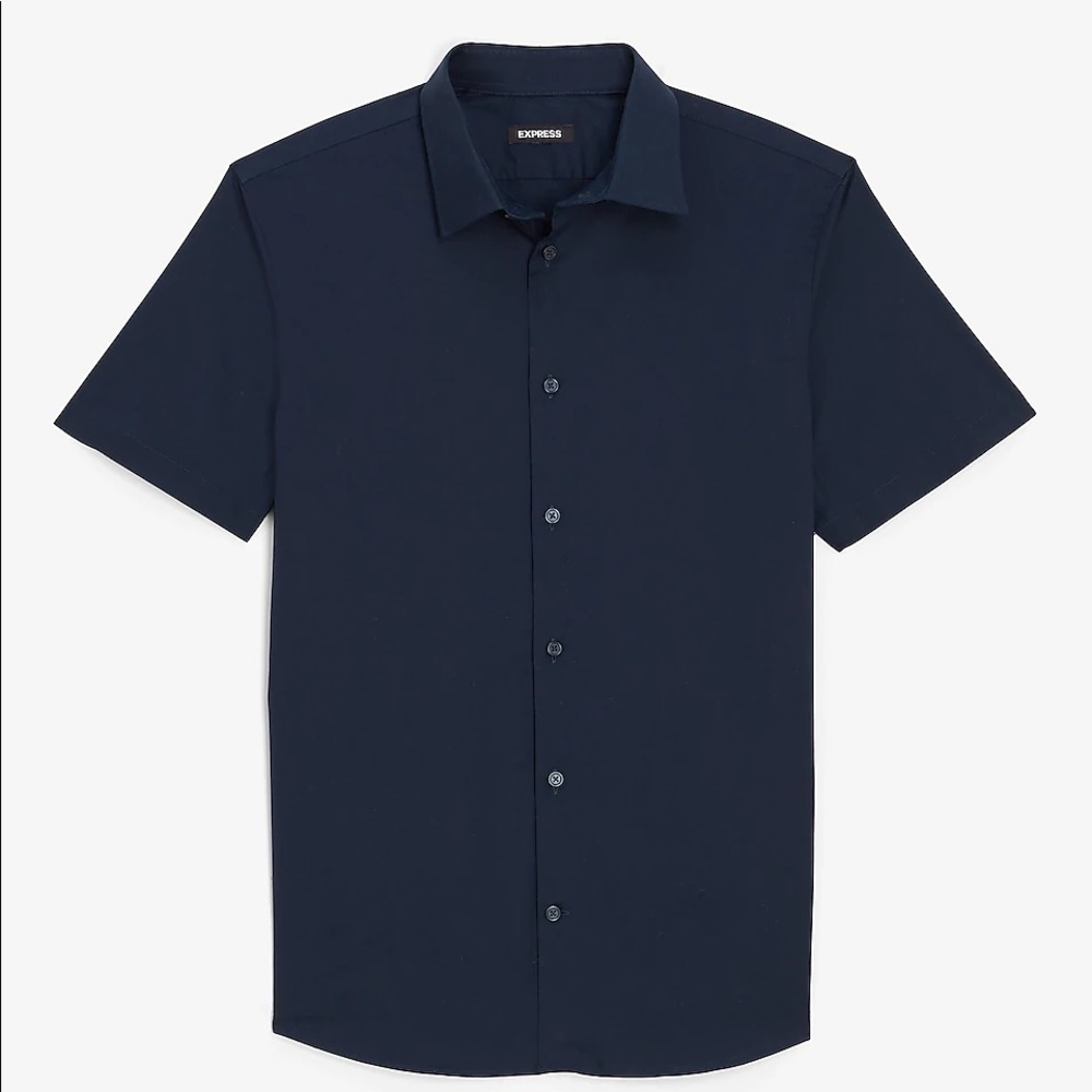 Express Short Sleeve Button Up